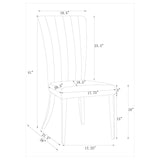 Beaufort Chrome Rectangular Dining Room Set - Ella Furniture