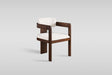 Becky Dining Chair in Walnut with Beige Upholstery from Ella Furniture