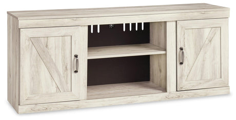 Bellaby Whitewash 4-Piece Entertainment Center EW0331W6 - Ella Furniture