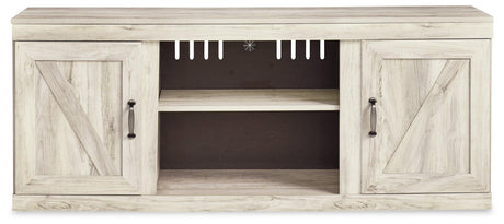Bellaby Whitewash 4-Piece Entertainment Center EW0331W6 - Ella Furniture