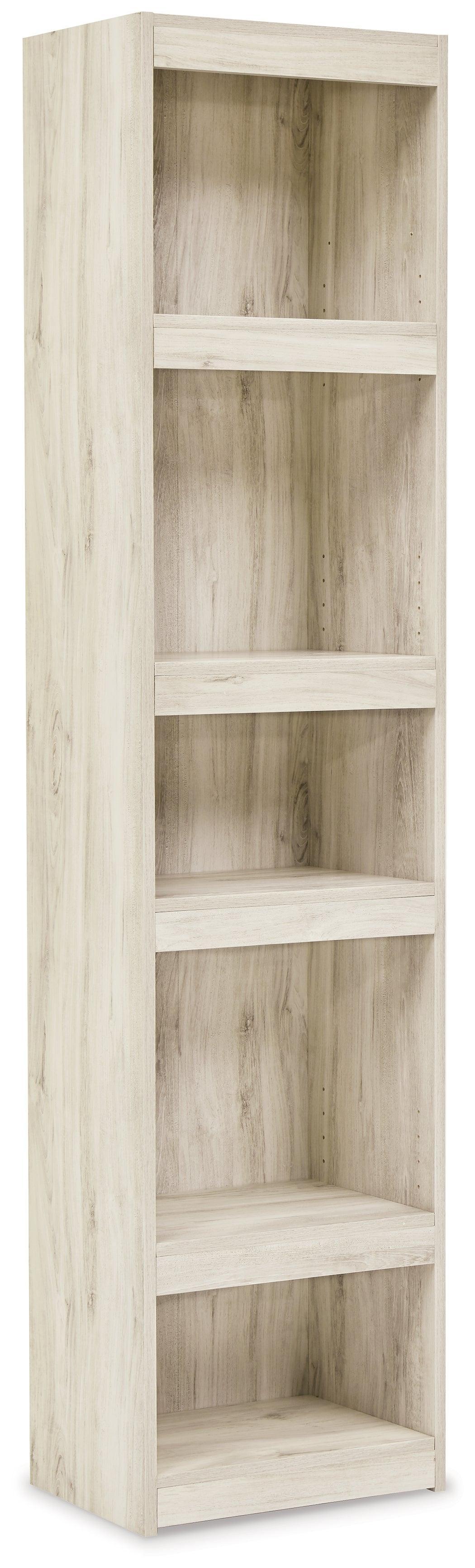 Bellaby Whitewash 4-Piece Entertainment Center With Electric Fireplace EW0331W8 - Ella Furniture
