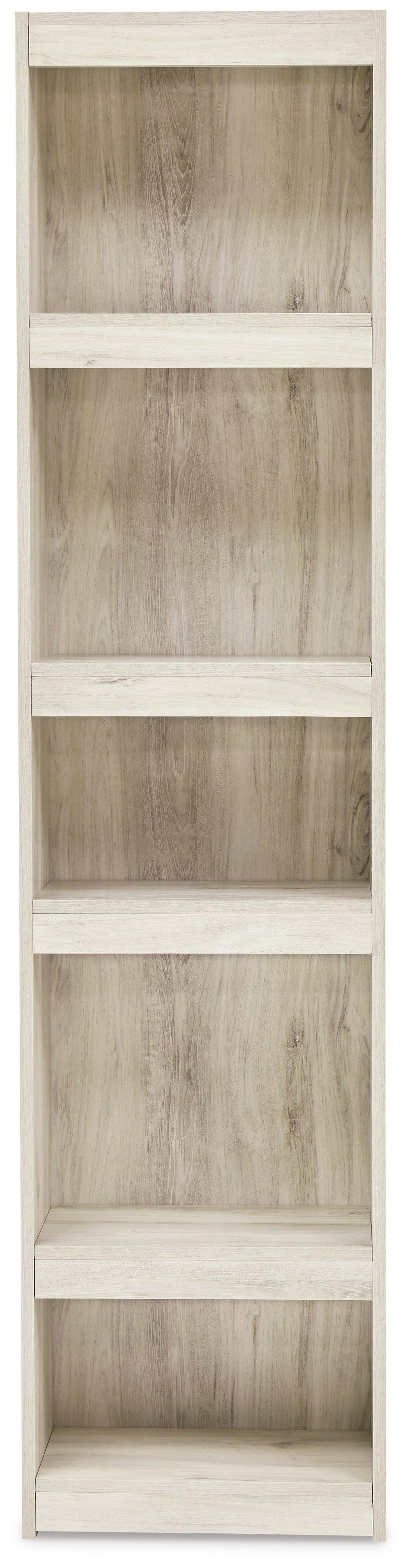 Bellaby Whitewash 4-Piece Entertainment Center With Electric Fireplace EW0331W8 - Ella Furniture