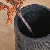 Beninworth Antique Black Vase detail view