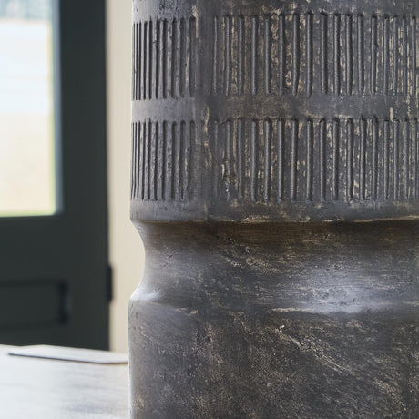 Beninworth Antique Black Vase detail view