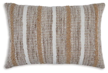 Benish Tan/brown/white Pillow (Set Of 4) - Ella Furniture