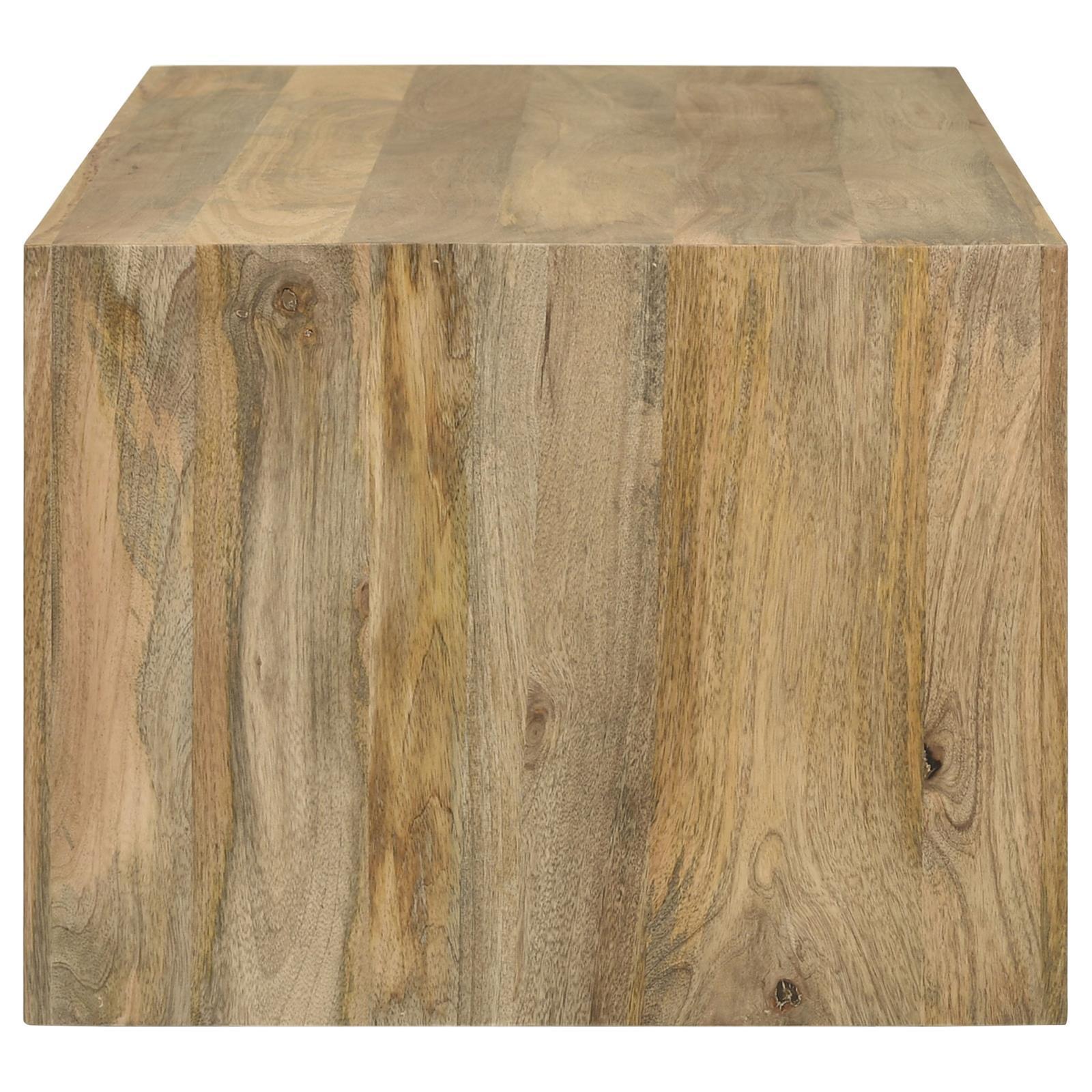 Benton Rectangular Solid Wood Coffee Table Natural 704838 - Ella Furniture