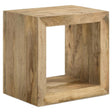 Benton Rectangular Solid Wood End Table Natural 704837 - Ella Furniture