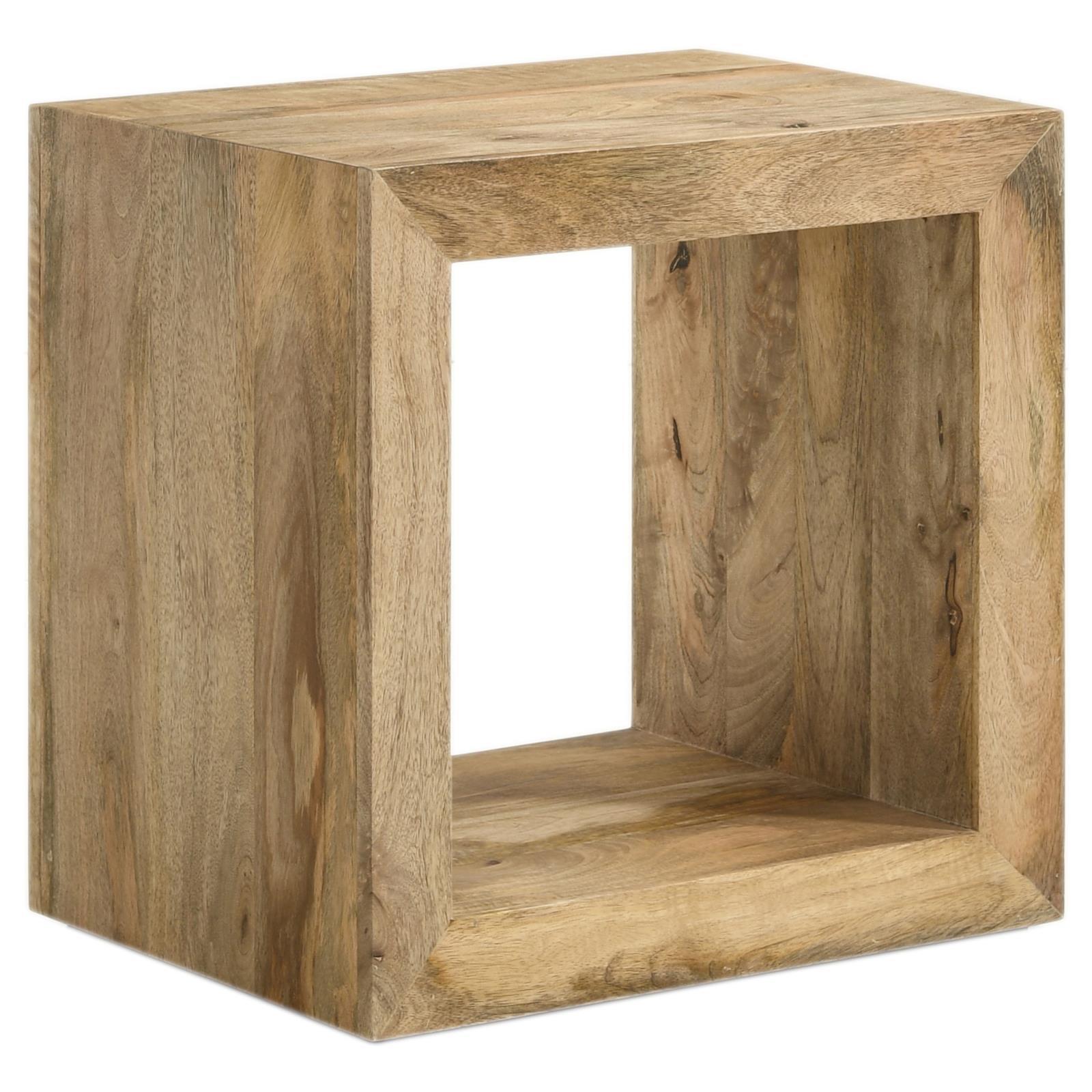Benton Rectangular Solid Wood End Table Natural 704837 - Ella Furniture