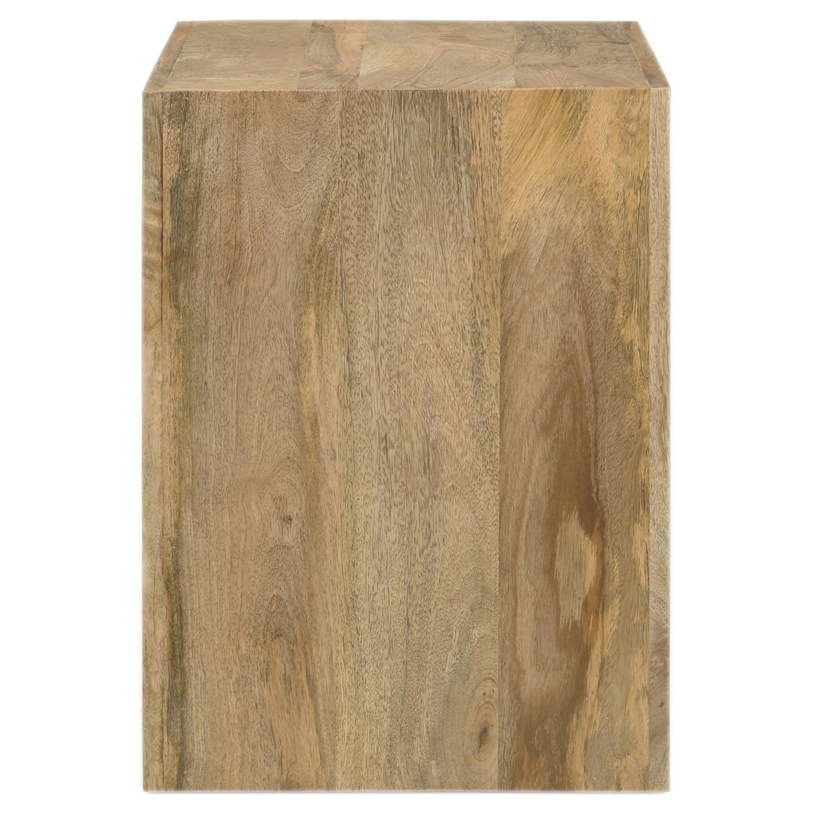 Benton Rectangular Solid Wood End Table Natural 704837 - Ella Furniture