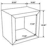 Benton Rectangular Solid Wood End Table Natural 704837 - Ella Furniture