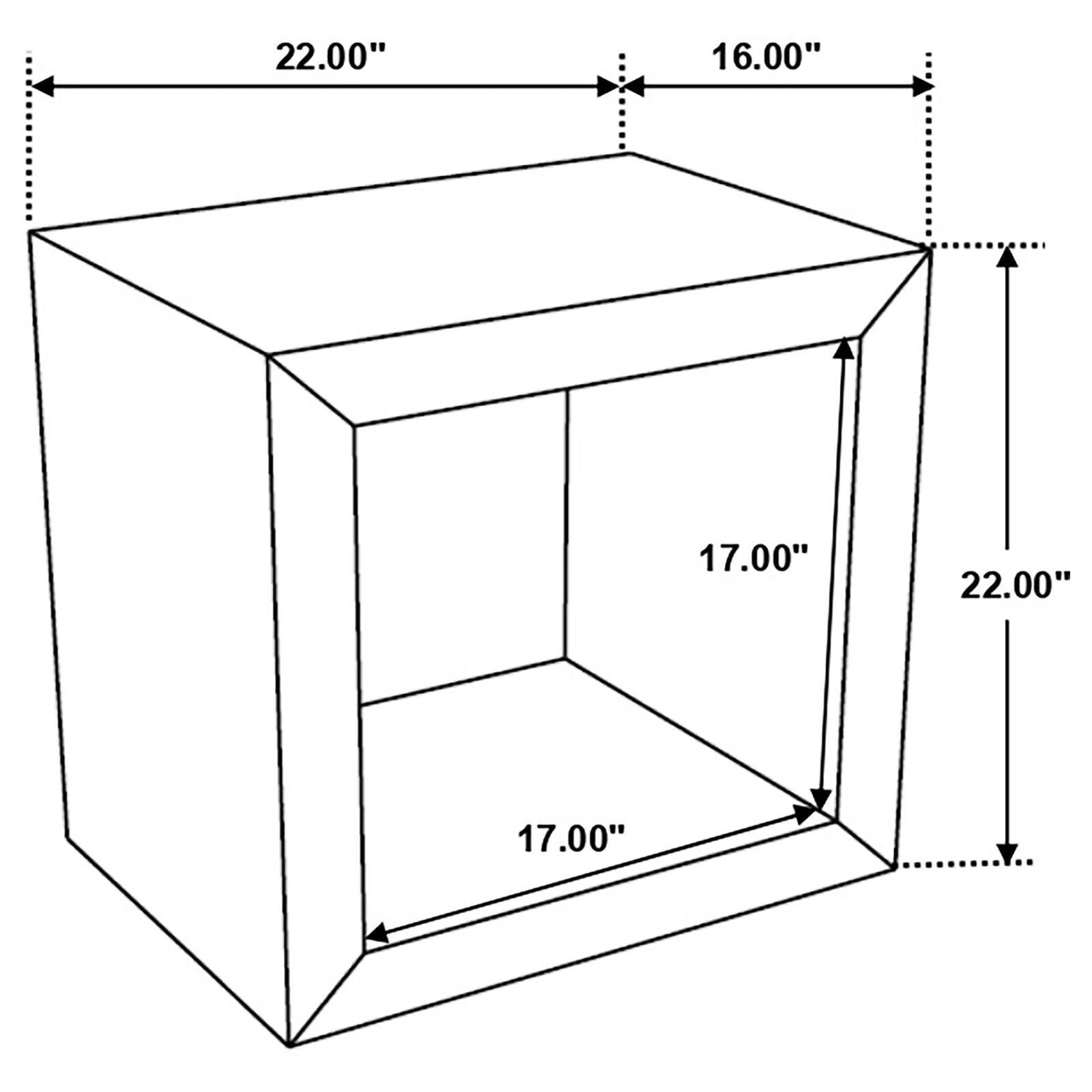 Benton Rectangular Solid Wood End Table Natural 704837 - Ella Furniture