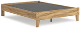 Bermacy Light Brown Full Platform Bed - Ella Furniture