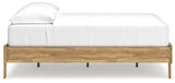 Bermacy Light Brown Full Platform Bed - Ella Furniture