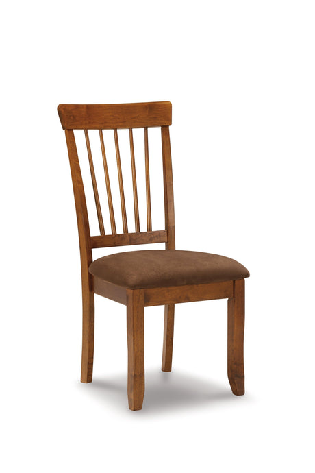 Berringer Rustic Brown 2-Piece Dining Room Chair - Ella Furniture