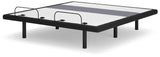 Best Base with Lumbar and Audio Black King Adjustable Base - Ella Furniture