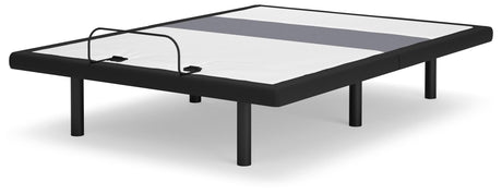 Best Base with Lumbar and Audio Black Queen Adjustable Base - Ella Furniture