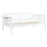 Bethany Wood Twin Daybed With Drop-down Tables White 300837 - Ella Furniture