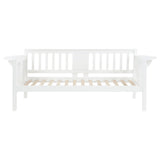 Bethany Wood Twin Daybed With Drop-down Tables White 300837 - Ella Furniture
