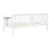 Bethany Wood Twin Daybed With Drop-down Tables White 300837 - Ella Furniture