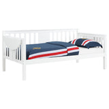 Bethany Wood Twin Daybed With Drop-down Tables White 300837 - Ella Furniture