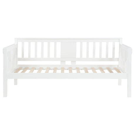 Bethany Wood Twin Daybed With Drop-down Tables White 300837 - Ella Furniture