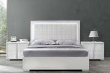 Beverly White Gloss Chest - Ella Furniture