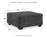 Biddeford Shadow 2-Piece Sectional With Ottoman - Ella Furniture