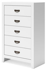 Binterglen White Chest Of Drawers - Ella Furniture