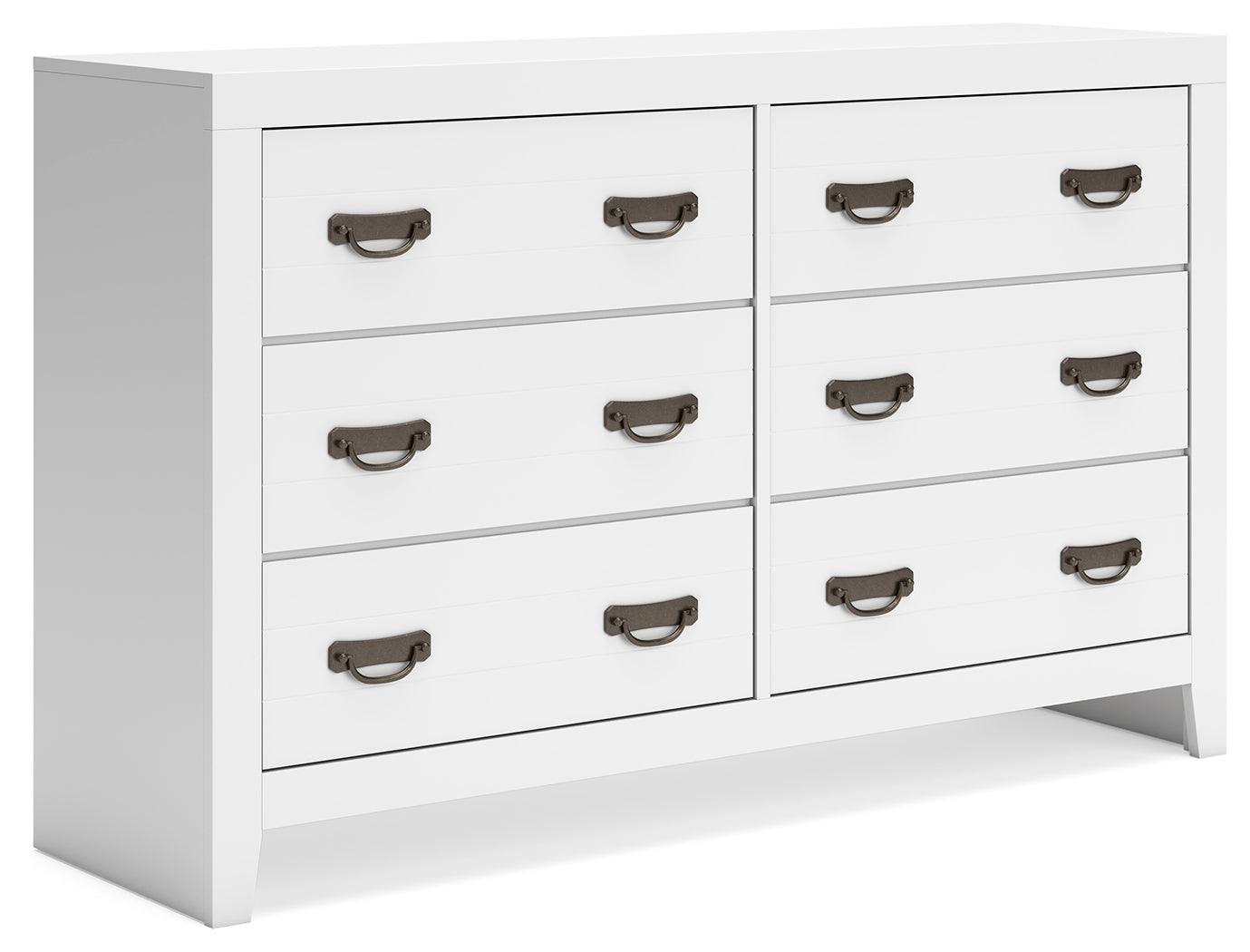 Binterglen White Dresser - Ella Furniture