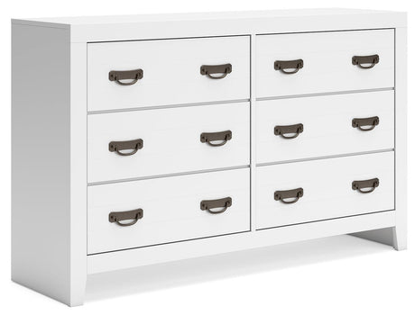 Binterglen White Dresser - Ella Furniture