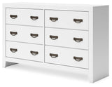 Binterglen White Dresser - Ella Furniture