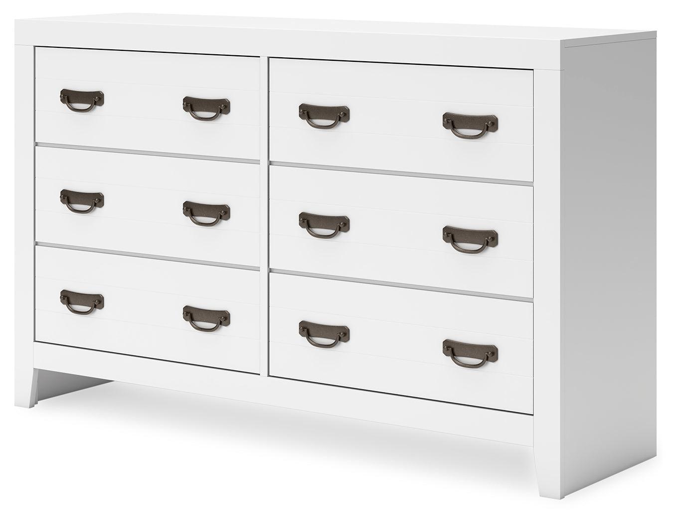 Binterglen White Dresser - Ella Furniture