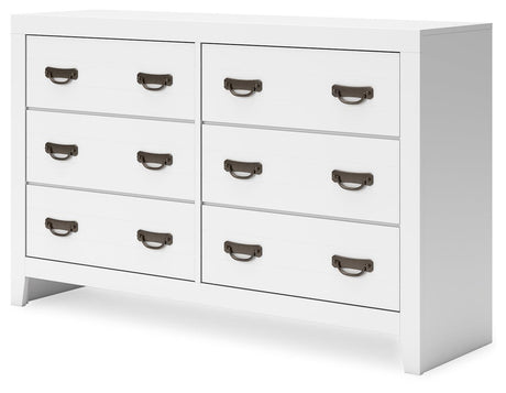 Binterglen White Dresser - Ella Furniture