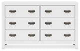 Binterglen White Dresser - Ella Furniture
