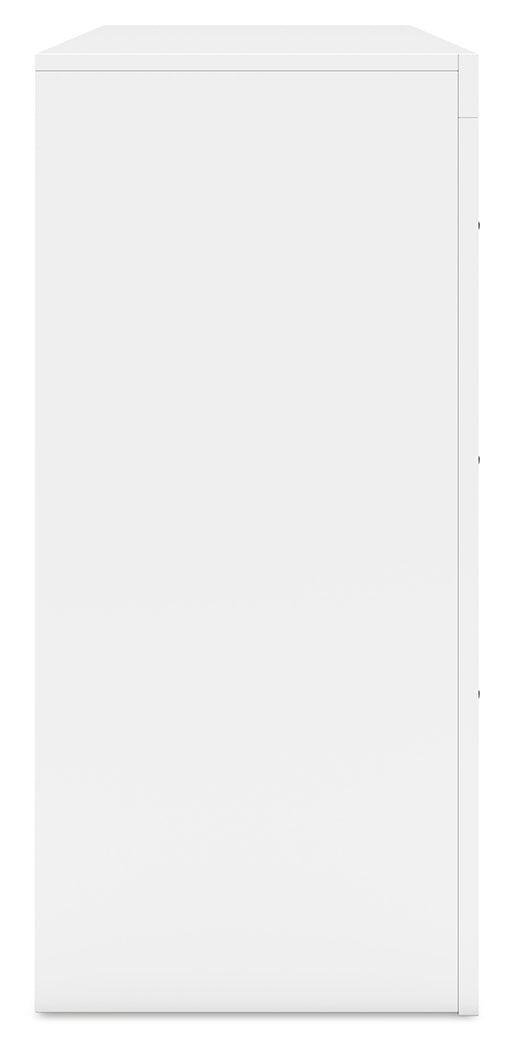 Binterglen White Dresser - Ella Furniture