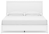 Binterglen White King Panel Bed - Ella Furniture