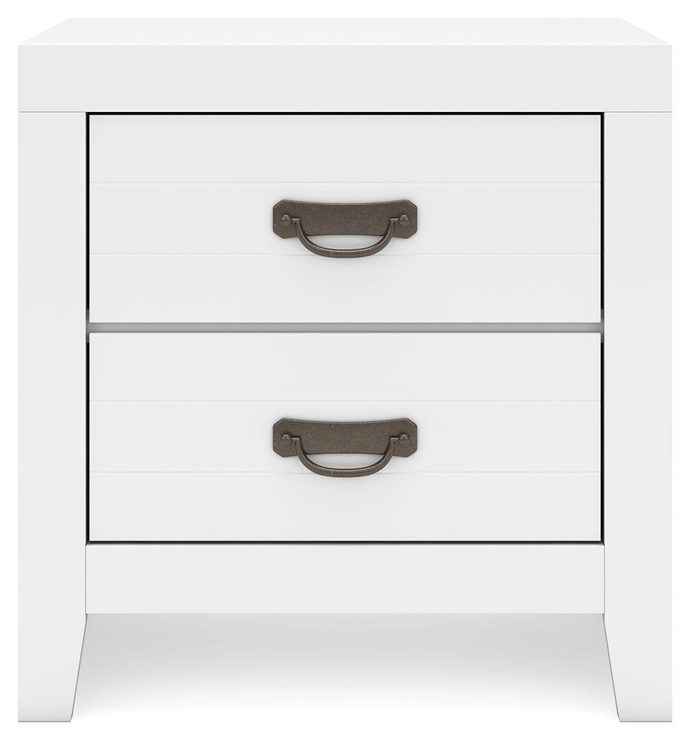 Binterglen White Nightstand - Ella Furniture