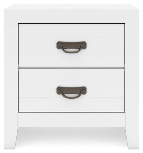 Binterglen White Nightstand - Ella Furniture