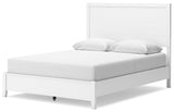 Binterglen White Queen Panel Bed - Ella Furniture