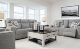 Biscoe Pewter Sofa And Loveseat - Ella Furniture
