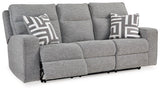 Biscoe Pewter Sofa, Loveseat And Recliner - Ella Furniture