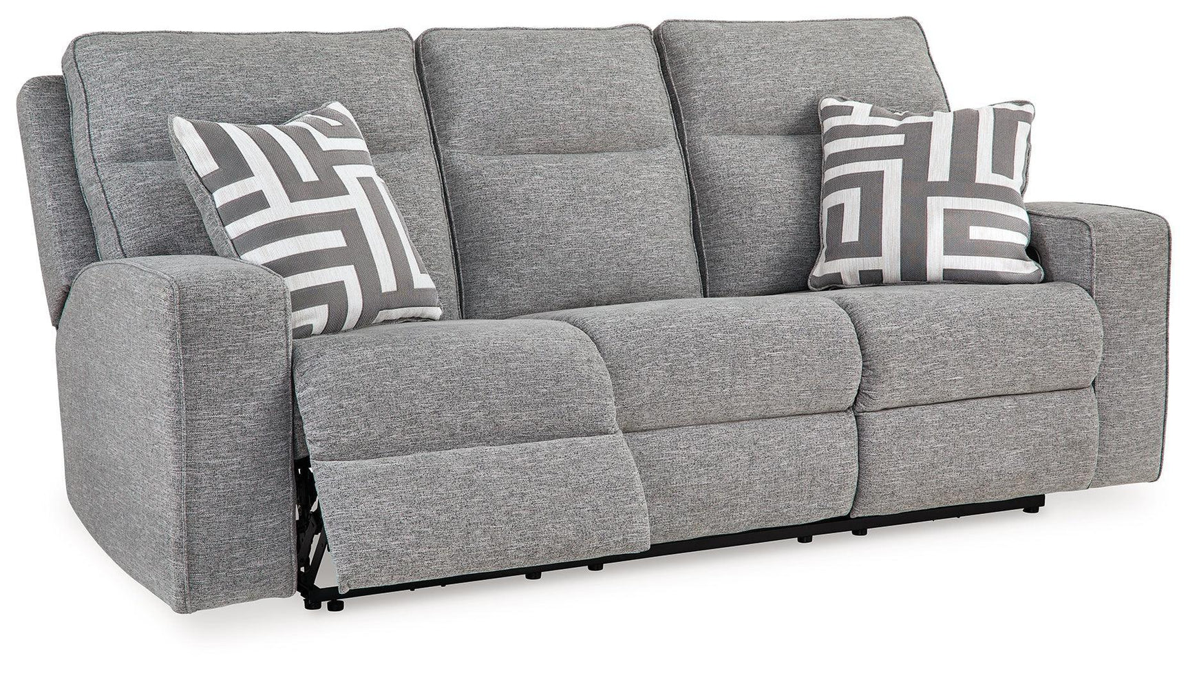 Biscoe Pewter Sofa, Loveseat And Recliner - Ella Furniture