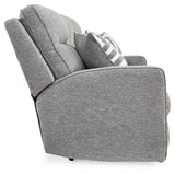 Biscoe Pewter Sofa, Loveseat And Recliner - Ella Furniture