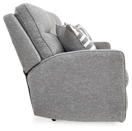 Biscoe Pewter Sofa, Loveseat And Recliner - Ella Furniture