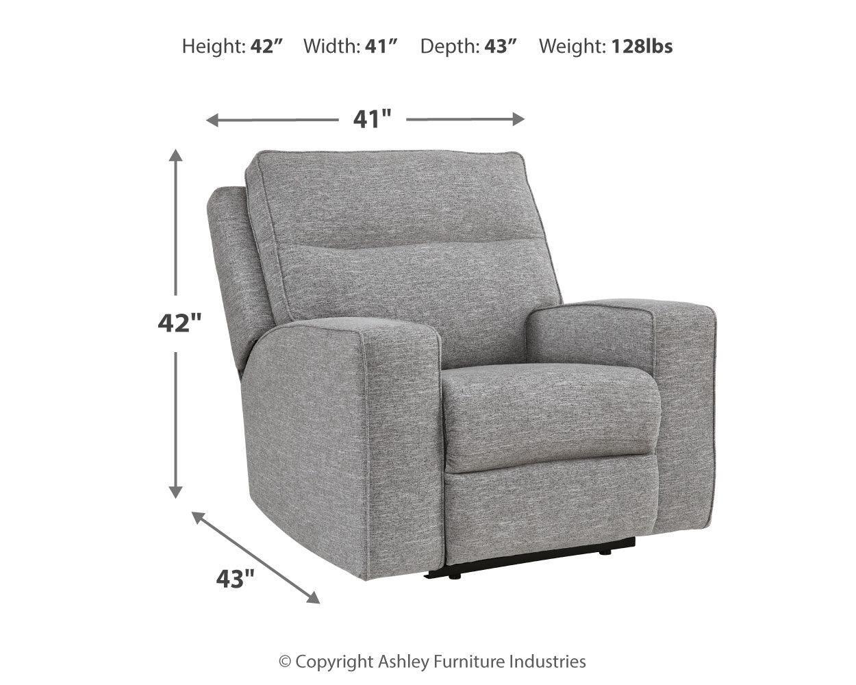 Biscoe Pewter Sofa, Loveseat And Recliner - Ella Furniture