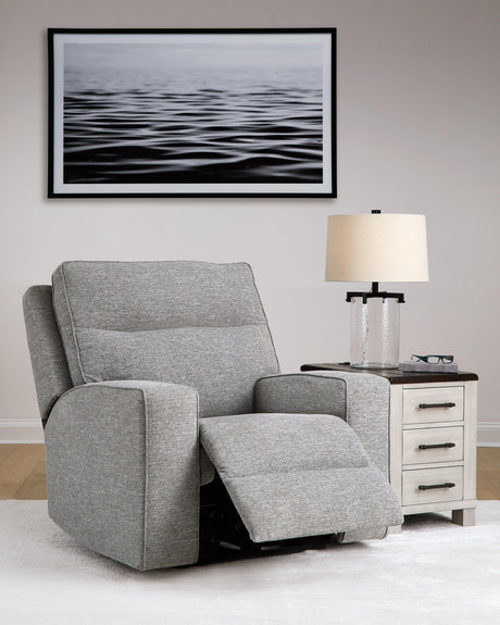 Biscoe Pewter Sofa, Loveseat And Recliner - Ella Furniture