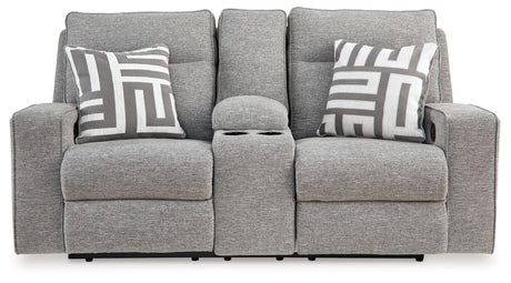Biscoe Pewter Sofa, Loveseat And Recliner - Ella Furniture