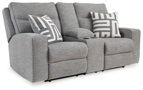 Biscoe Pewter Sofa, Loveseat And Recliner - Ella Furniture
