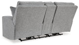 Biscoe Pewter Sofa, Loveseat And Recliner - Ella Furniture