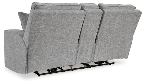 Biscoe Pewter Sofa, Loveseat And Recliner - Ella Furniture